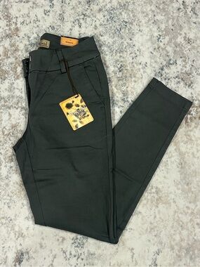 Charcoal Slim Fit Chino Pants Size 3